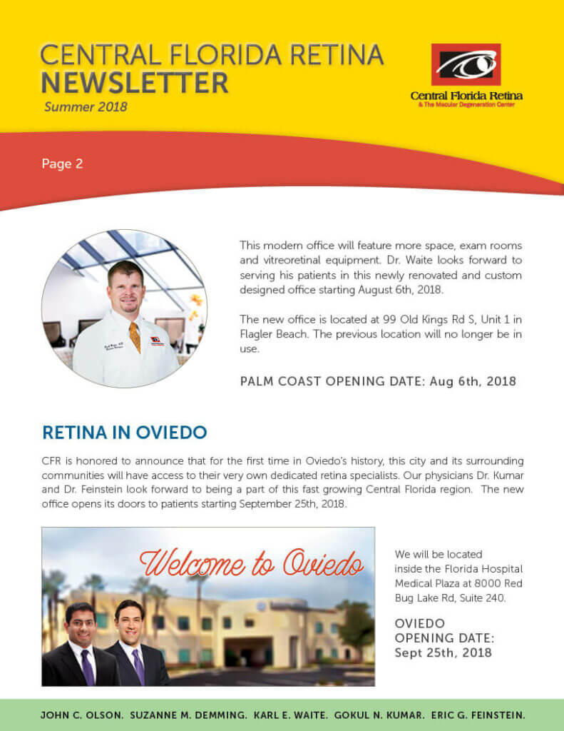 Summer 2018 Newsletter Page 2